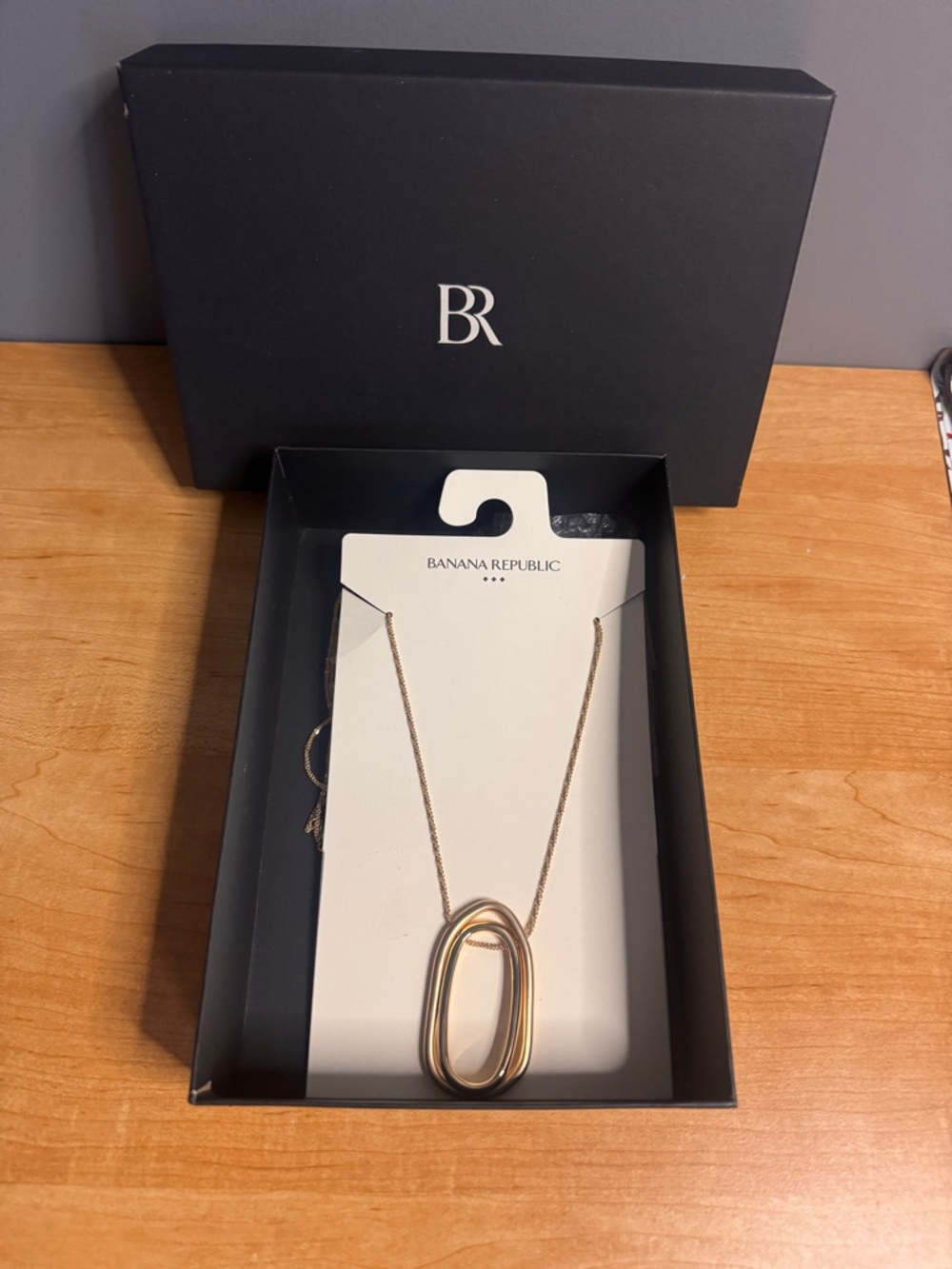 Banana Republic Necklace with long chain - NEW